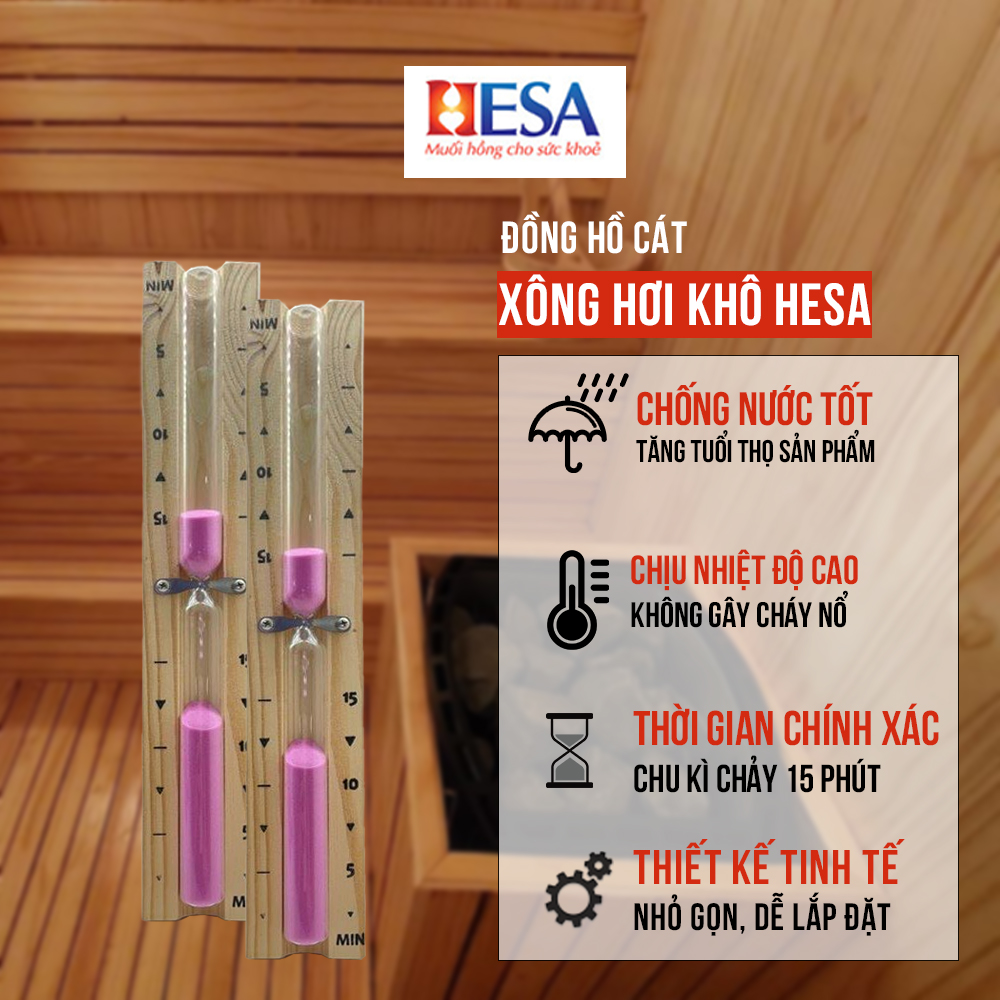 Đồng Hồ Cát Chống Nổ Chịu Nhiệt HESA - Ảnh 2