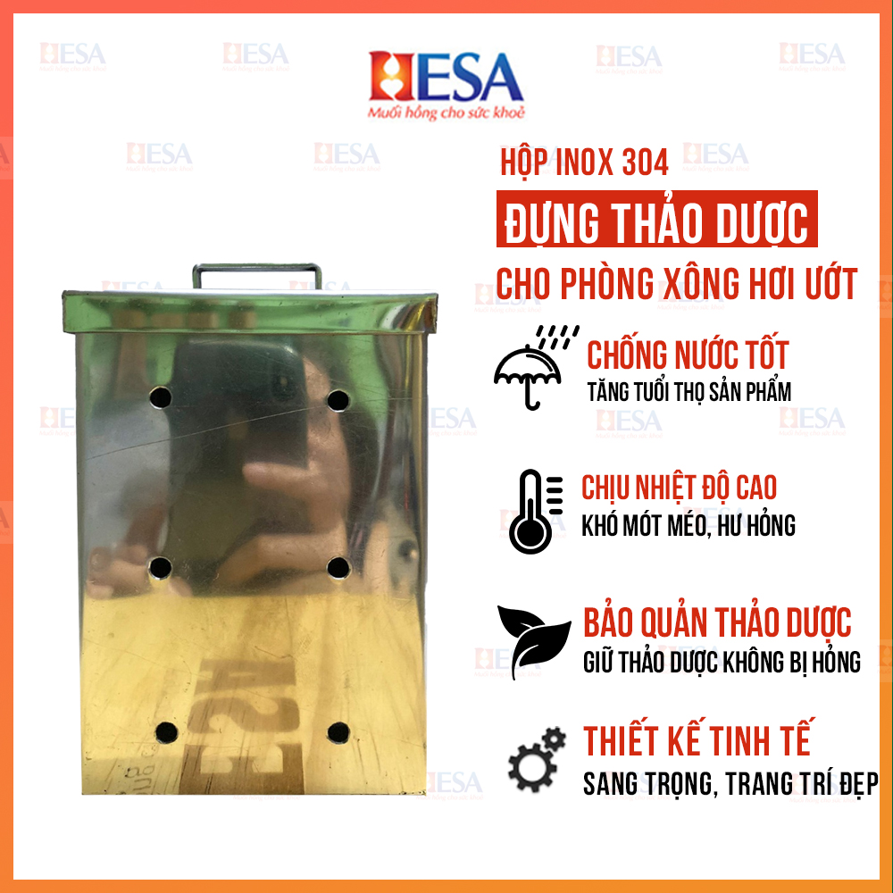 Hộp Đựng Thảo Dược Inox 304