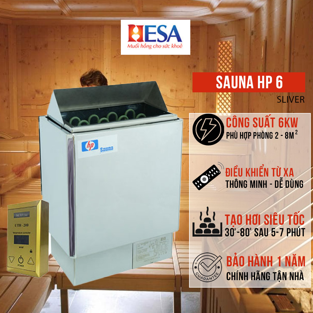 Máy Xông Hơi Khô Cho Phòng Xông Hơi Gia Đình HP Công Suất 6kW - Ảnh 2