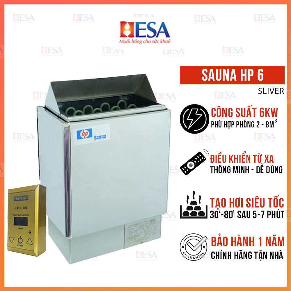 Máy Xông Hơi Khô Cho Phòng Xông Hơi Gia Đình HP Công Suất 6kW