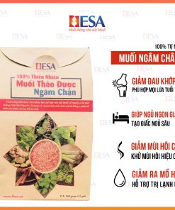 Muối Hồng Himalaya Thảo Dược Ngâm Chân Hesa